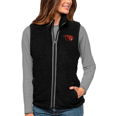 Women's Antigua Oregon State Beavers Grace Full-Zip Vest