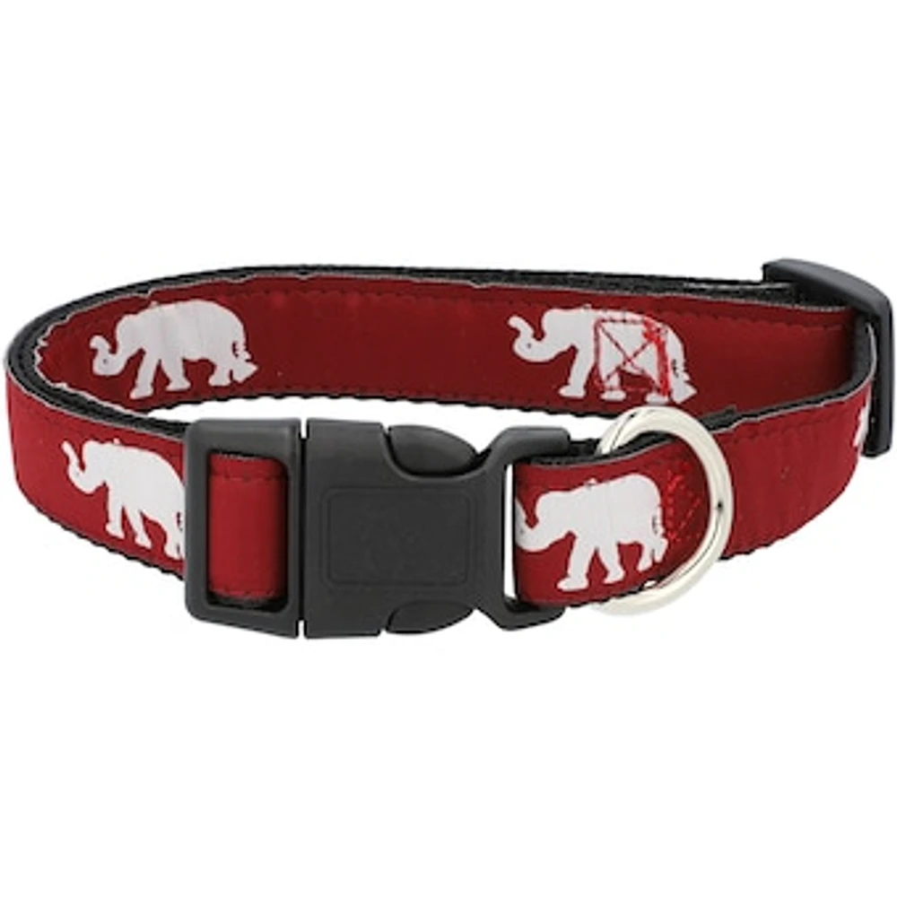 Alabama Crimson Tide Team 1" Regular Dog Collar