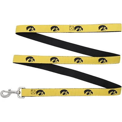 Iowa Hawkeyes 6' Regular Dog Leash