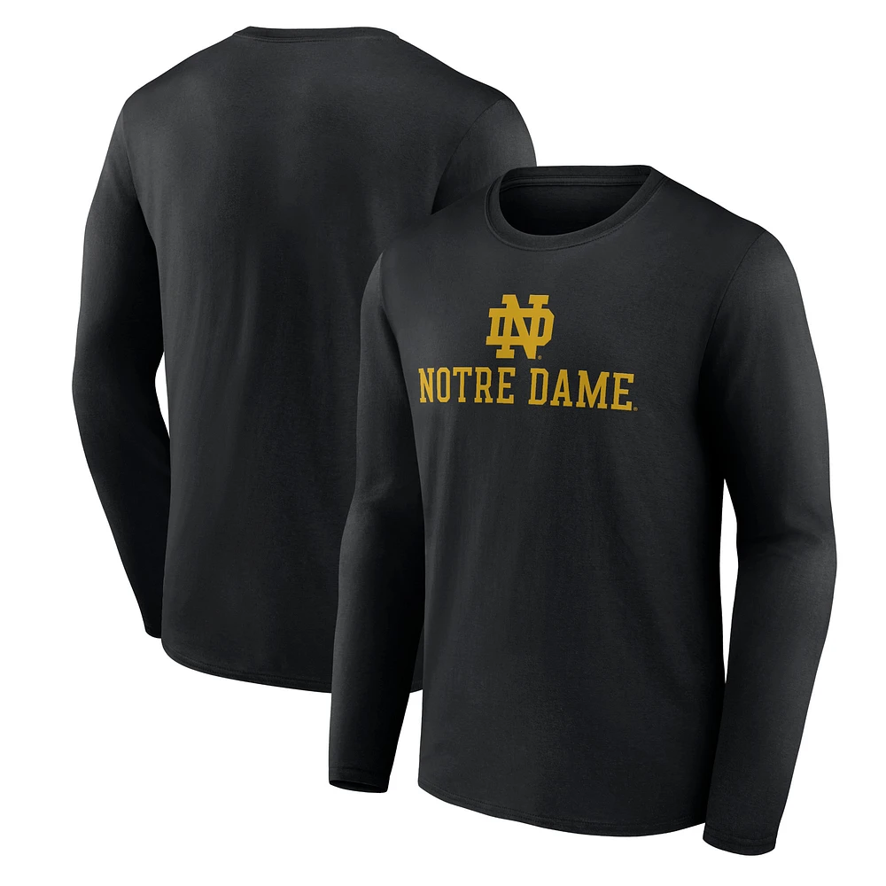 Men's Notre Dame Fighting Irish Lockup Team Long Sleeve T-Shirt