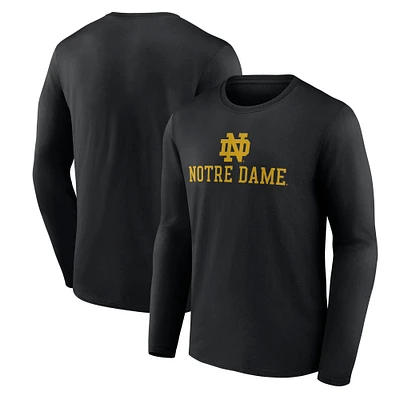 Men's Notre Dame Fighting Irish Lockup Team Long Sleeve T-Shirt