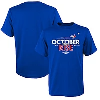 Youth Fanatics Royal Toronto Blue Jays 2022 Postseason Locker Room T-Shirt