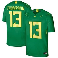 Men's Nike Ty Thompson Green Oregon Ducks NIL Replica Football Jersey