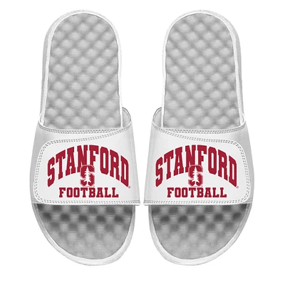 Unisex ISlide White Stanford Cardinal Football Varsity Slide Sandals