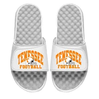 Unisex ISlide White Tennessee Volunteers Football Varsity Slide Sandals