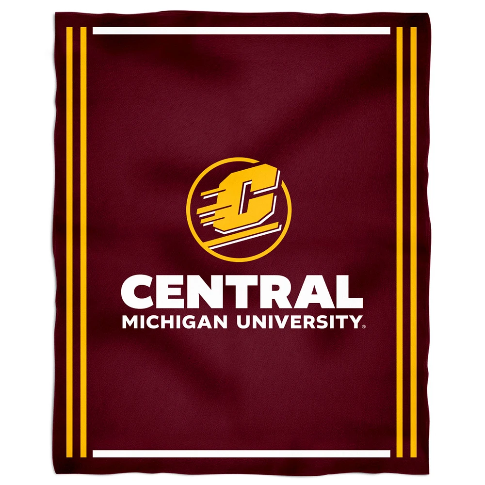 Cent. Michigan Chippewas 36'' x 48'' Children's Mascot Plush Blanket