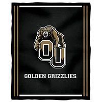 Oakland Golden Grizzlies 36'' x 48'' Children's Mascot Plush Blanket