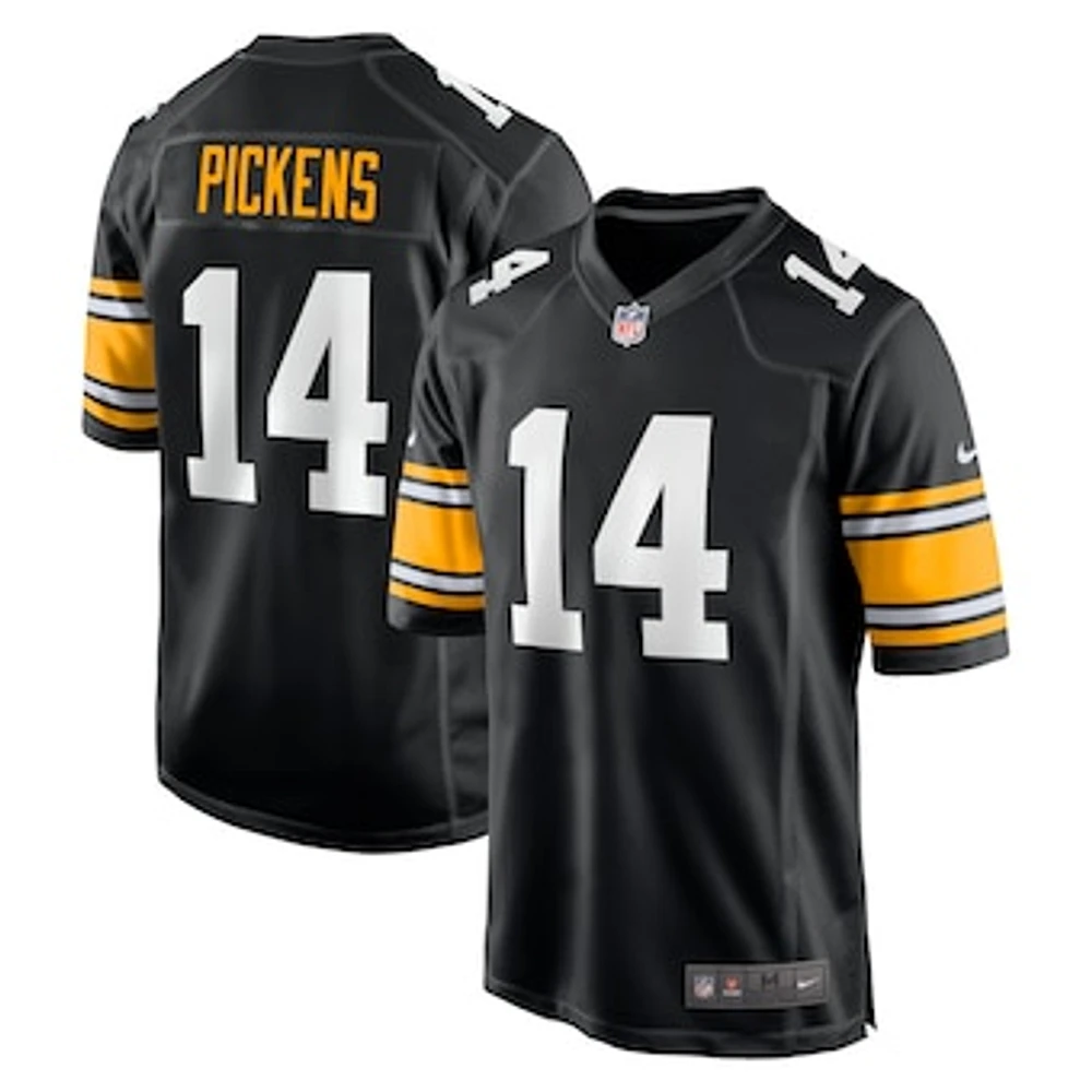 Men's Nike George Pickens Black Pittsburgh Steelers Alternate Game Player Jersey