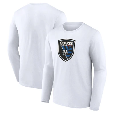 Men's San Jose Earthquakes Official Logo Long Sleeve T-Shirt