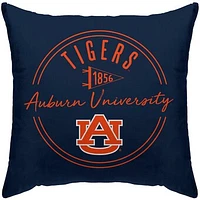 Auburn Tigers 18'' x 18'' Script Circle Duck Cloth Décor Pillow Cover