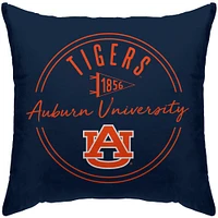 Auburn Tigers 18'' x 18'' Script Circle Duck Cloth Décor Pillow Cover