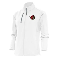 Women's Antigua Ottawa Senators Team Logo Generation Full-Zip Jacket