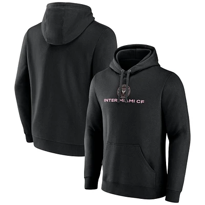 Men's Black Inter Miami CF Pullover Hoodie