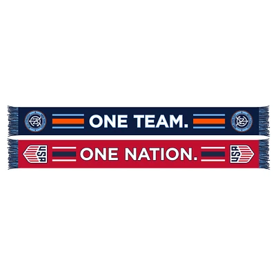 New York City FC USMNT One Nation One Team Scarf