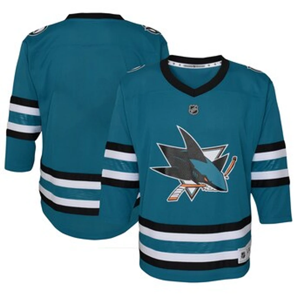 Preschool Teal San Jose Sharks Replica Jersey