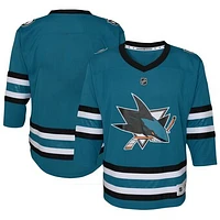 Preschool Teal San Jose Sharks Replica Jersey