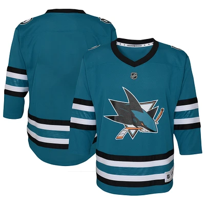 Preschool Teal San Jose Sharks Replica Jersey