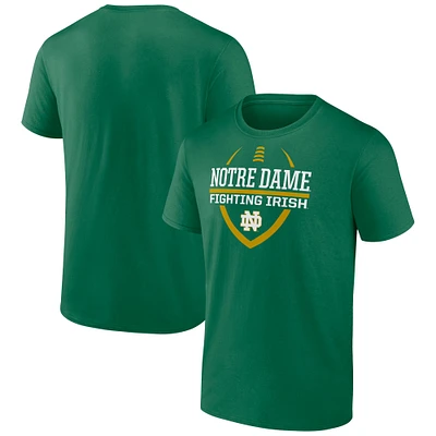 Men's Green Notre Dame Fighting Irish Football Fan T-Shirt