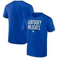 Men's Royal Kentucky Wildcats Stack Slogan T-Shirt