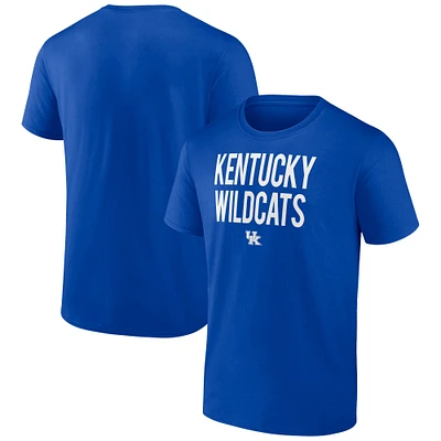 Men's Royal Kentucky Wildcats Stack Slogan T-Shirt