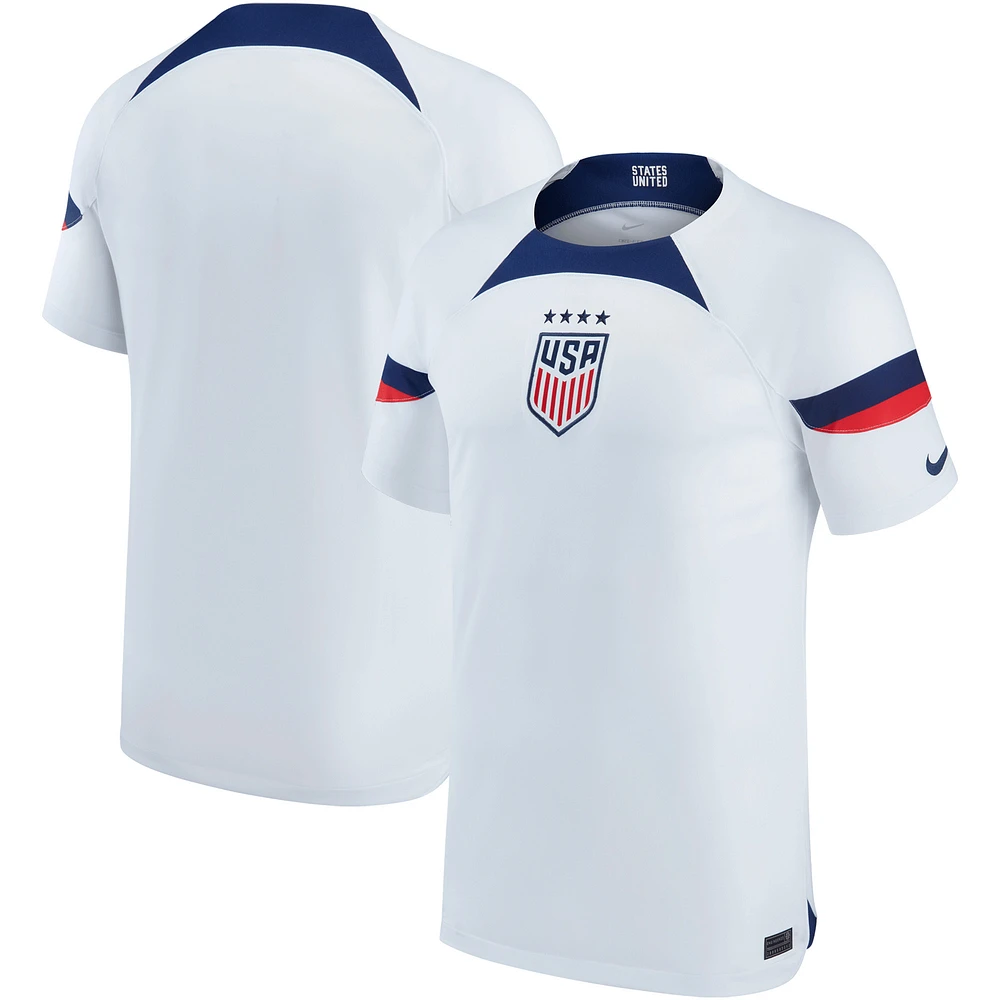 Men's Nike White USWNT 2022/23 Home Breathe Stadium Replica Blank Jersey