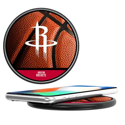 Houston Rockets Basketball Design 10-Watt Wireless Phone Charger