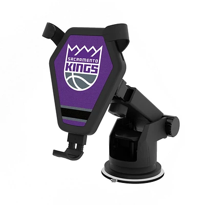 Sacramento Kings Stripe Design Wireless Car Charger