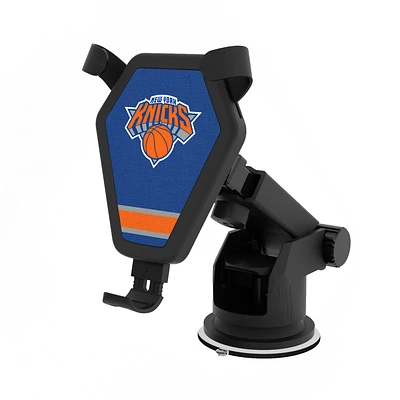 New York Knicks Stripe Design Wireless Car Charger