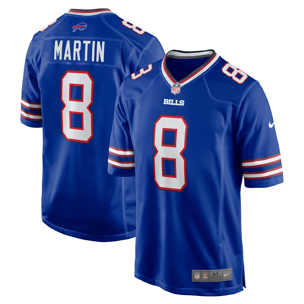 Men's Nike Sam Martin Royal Buffalo Bills Game Player Jersey