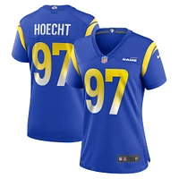 Women's Nike Michael Hoecht Royal Los Angeles Rams Game Player Jersey