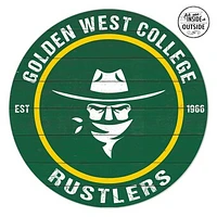 Golden West College 20'' x 20'' Indoor/Outdoor Circle Sign