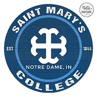 Saint Mary's Belles 20'' x 20'' Indoor/Outdoor Circle Sign