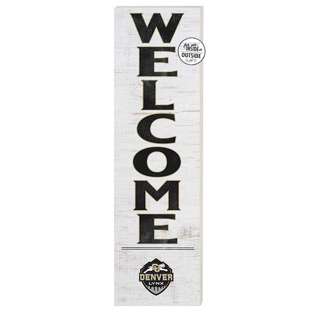 CU Denver Lynx 10'' x 35'' Indoor/Outdoor Welcome Sign