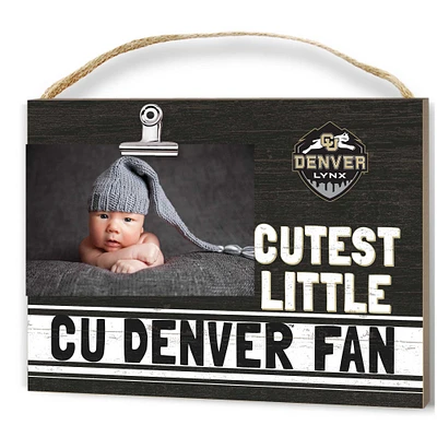 CU Denver Lynx 8'' x 10'' Cutest Little Team Logo Clip Photo Frame