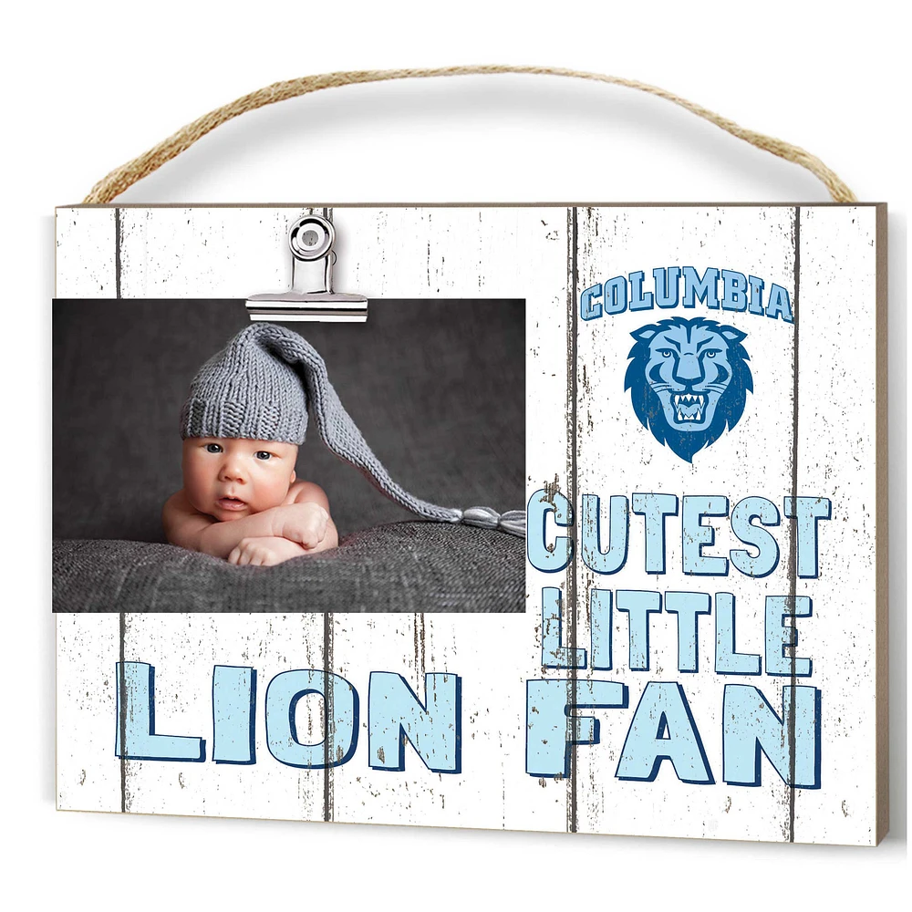 Columbia University 8'' x 10'' Cutest Little Weathered Logo Clip Photo Frame