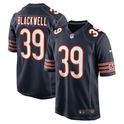 Men's Nike Josh Blackwell Navy Chicago Bears Game Player Jersey