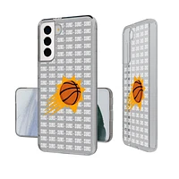 Phoenix Suns Text Backdrop Design Galaxy Clear Case