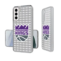 Sacramento Kings Text Backdrop Design Galaxy Clear Case