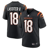 Men's Nike Kwamie Lassiter II Black Cincinnati Bengals Game Player Jersey