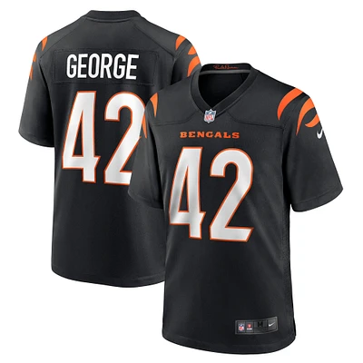 Men's Nike Allan George Black Cincinnati Bengals Game Player Jersey