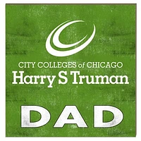 Harry S Truman College Falcons 10" x 10" Dad Plaque