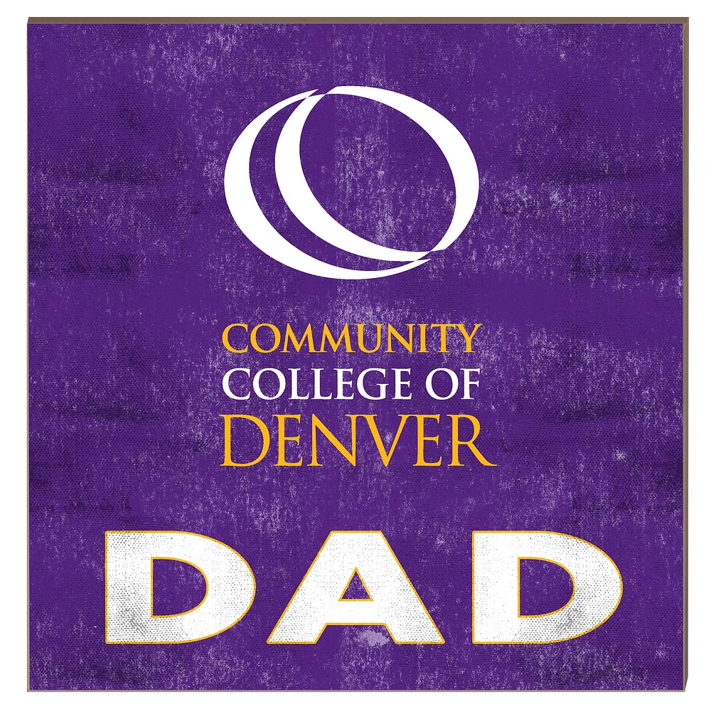 CCD CityHawks 10" x 10" Dad Plaque