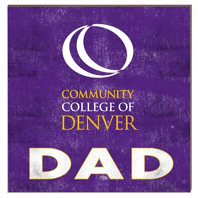 CCD CityHawks 10" x 10" Dad Plaque