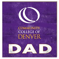 CCD CityHawks 10" x 10" Dad Plaque
