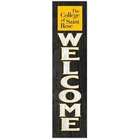 Saint Rose Golden Knights 12" x 48" Outdoor Leaner Welcome Sign