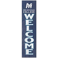 Mid Michigan College 12" x 48" Outdoor Leaner Welcome Sign