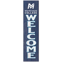 Mid Michigan College 12" x 48" Outdoor Leaner Welcome Sign