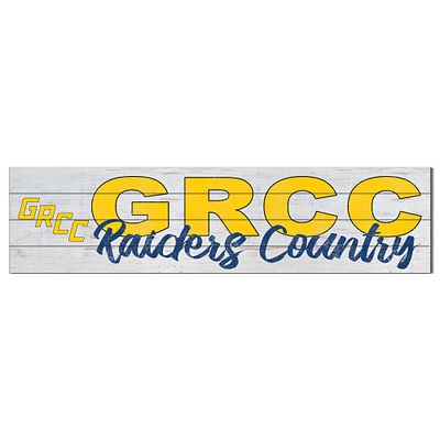 Grand Rapids Raiders 10" x 40" Logo Sign