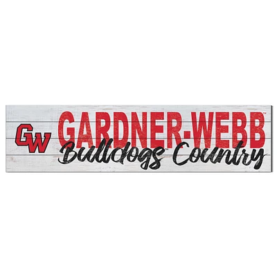 Gardner-Webb Bulldogs 10" x 40" Logo Sign