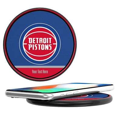 Detroit Pistons Personalized 10-Watt Wireless Phone Charger